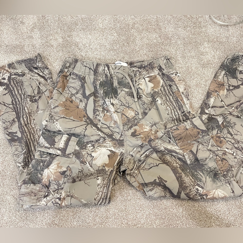 Hollister Woodland Camo Baggy Pants
